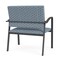 Lesro Newport Bariatric Chair Metal Frame, Charcoal, RS Rain Song Upholstery NP1401 - alternate 3